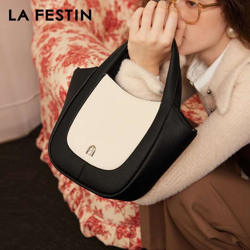 LA FESTIN Original Handbag Woman Trend 2023 Leather Fashion Shoulder Crossbody Large Capacity New Style Shopping Bag