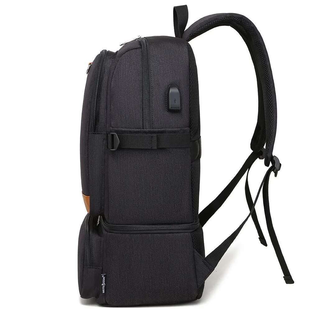 Large Capacity Laptop Backpack Compartment USB Waterproof Backpacks Cooler Bags Outdoor Hiking Thermal Insulated Lunch Bag