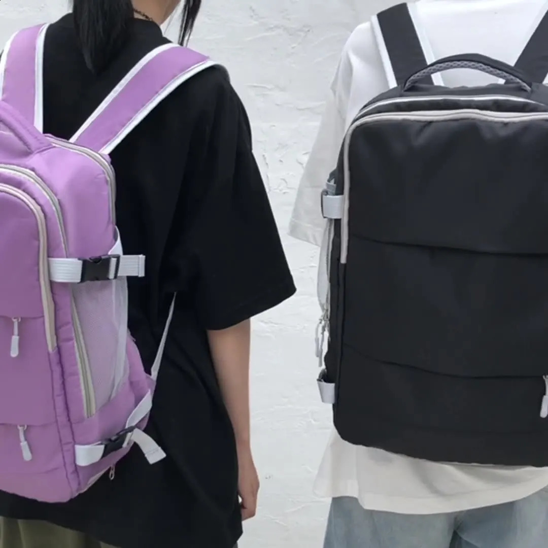Casual Travel Backpack Women Large Capacity Waterproof Anti-Theft Casual Backpack Bag with Luggage Strap Laptop Backpack Women250403