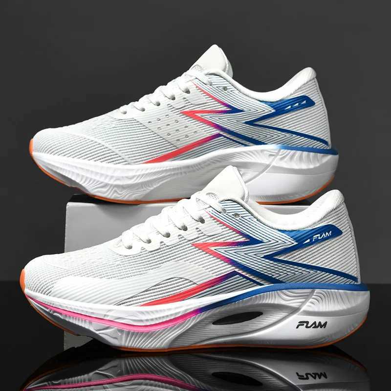 2025 Fl Palm Carbon Plate Running Shoes Men Wen High Quality Cushion Breathable Lightweight Athletic Training Footwear M Z250411