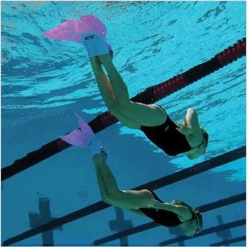 Childrens swimming fin training collar mermaid swimming fin swimming foot collar childrens water sports trainingY250412