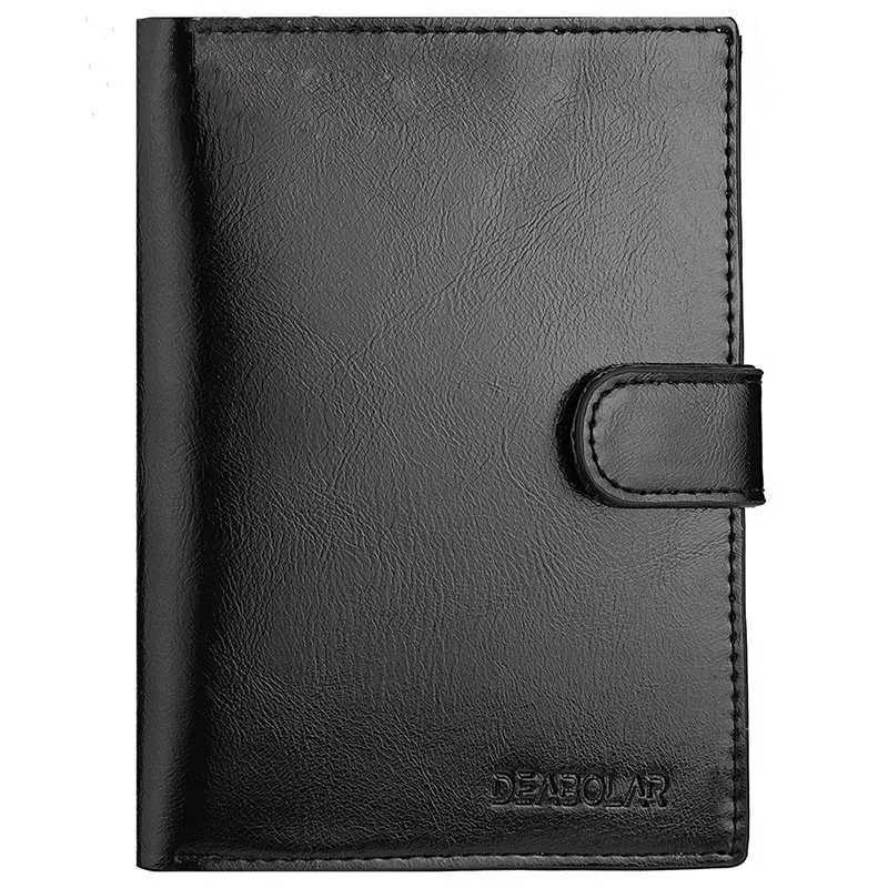 Mens short zipper wallet mens wallet card bag coin bag small passport cover casual mens wallet Z250411