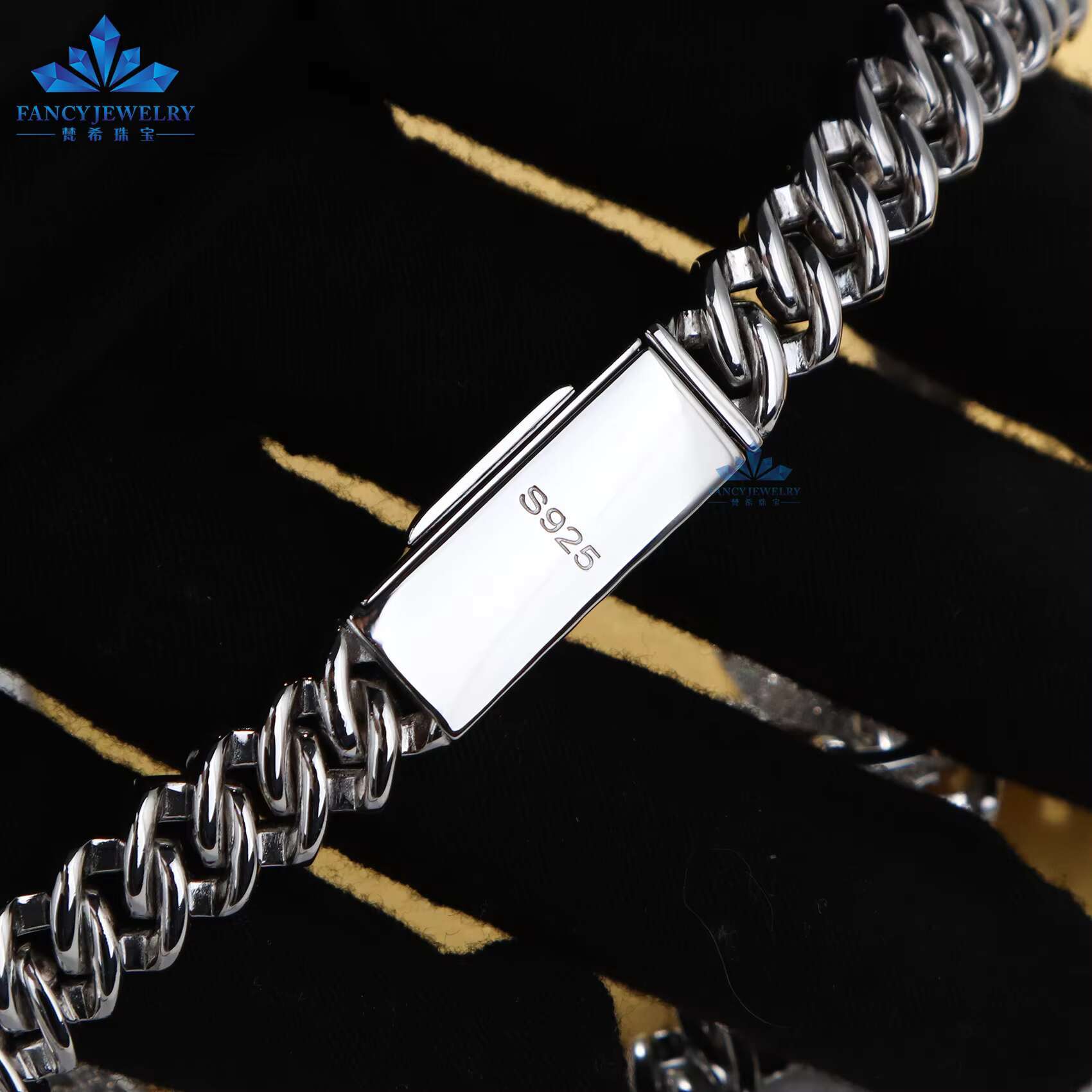2025 Cuban Link Chain 6mm-14mm Pass Diamond Tester HipHop Jewelry 925 Sterling Silver VVS Moissanite Iced Out Bracelet Necklace