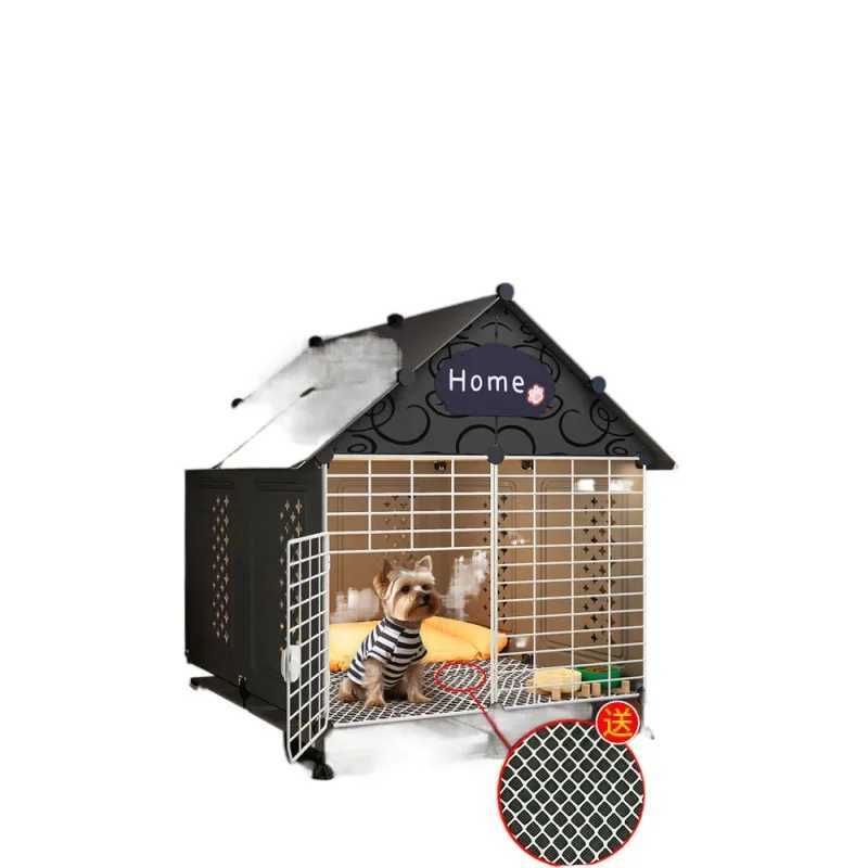 Dog Cage Small and Medium sized Teddy Bear Indoor Dedicated Single Room Bathroom Dog House with Built in Toilet Pet Cage X250412