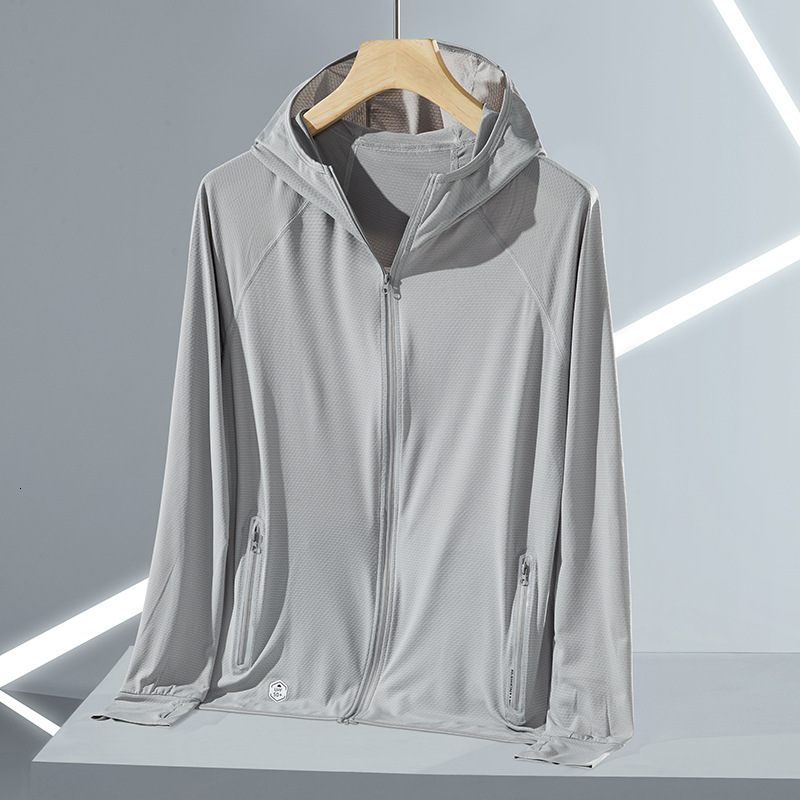 Upf50 Outdoor Sports Windbreaker Summer Mens and Womens Sun Protection Clothing Skin Clothing Uv Resistant Breathable Jacket Sun Protection Shirt