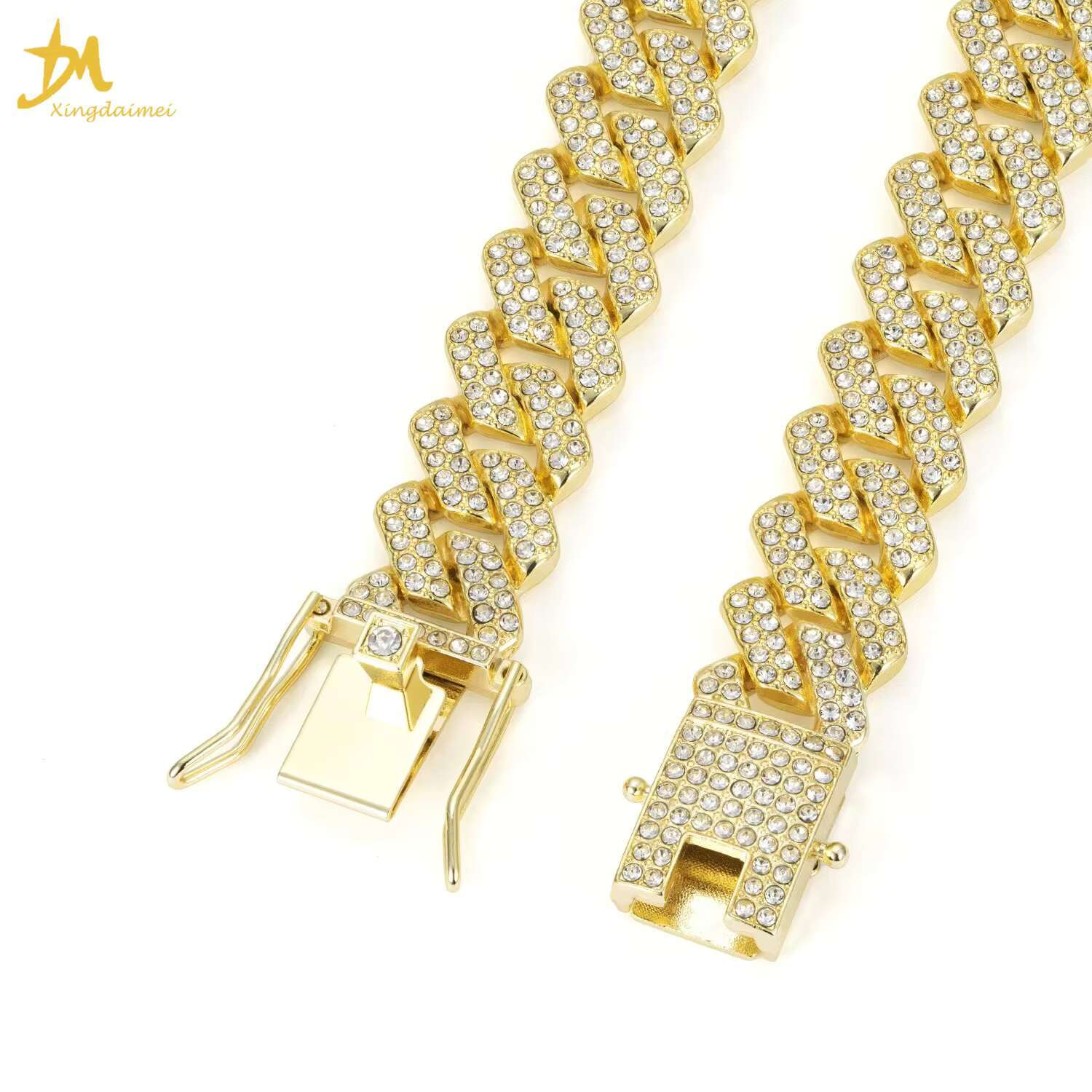 S0253 Men's Miami Cuban Sier Iced Necklace 12mm 18 inch Chain Hip Hop Jewelry
