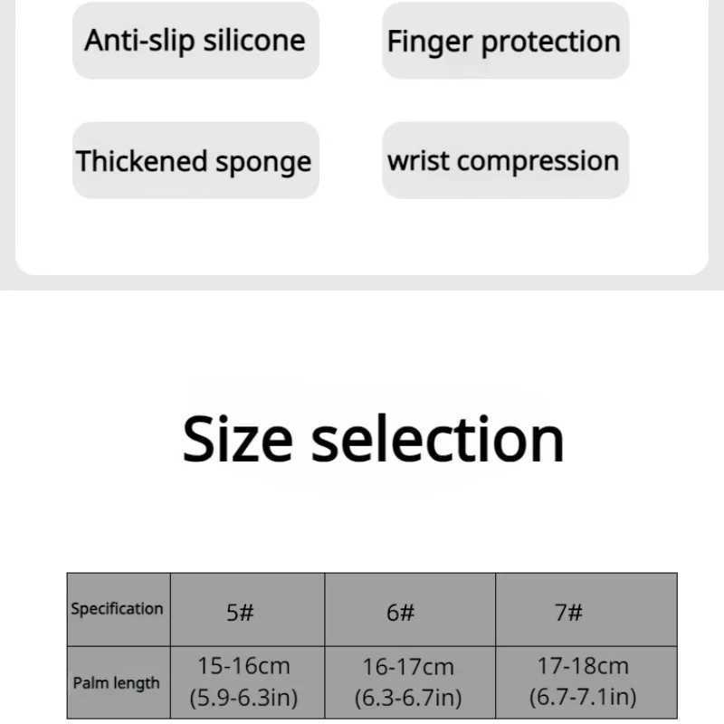 1 pair of goalkeeper gloves - wear-resistant latex anti slip football goalkeeper gloves used for training and matches football training equipmentXJ250