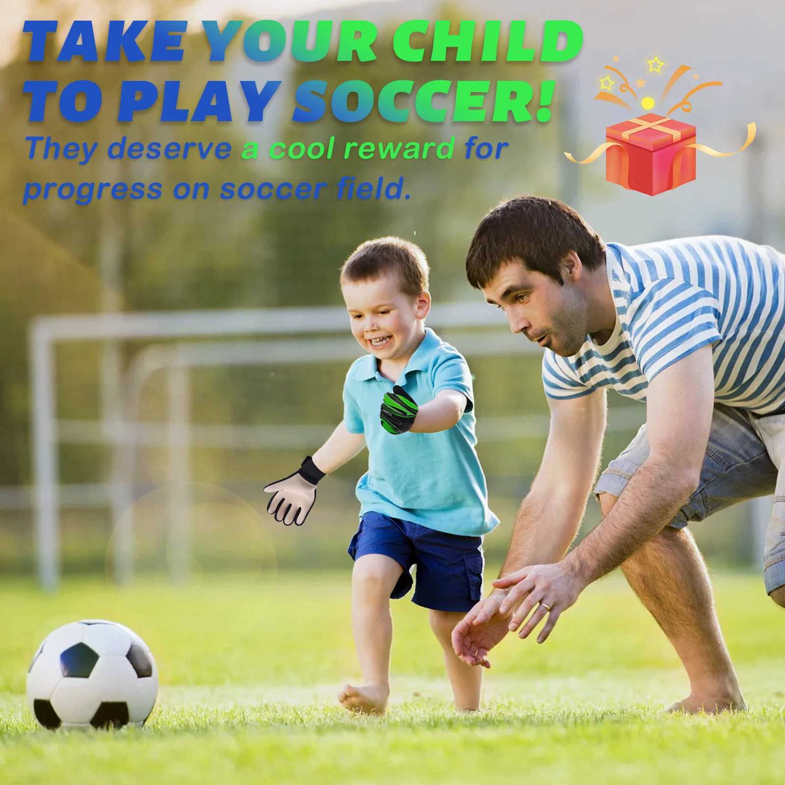 Knee protection anti slip football goal glovesXJ250412
