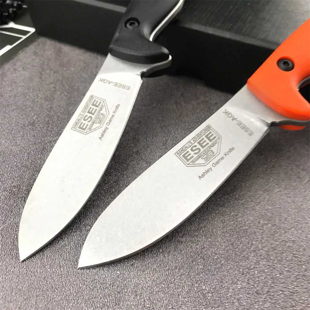 Tactical ESEE-AGK Fixed Blade Hunting Knife Stone Wash Blade G10 Hand Kydex Sheath Multi Tool Outdoor Survival Cam Tool W250412
