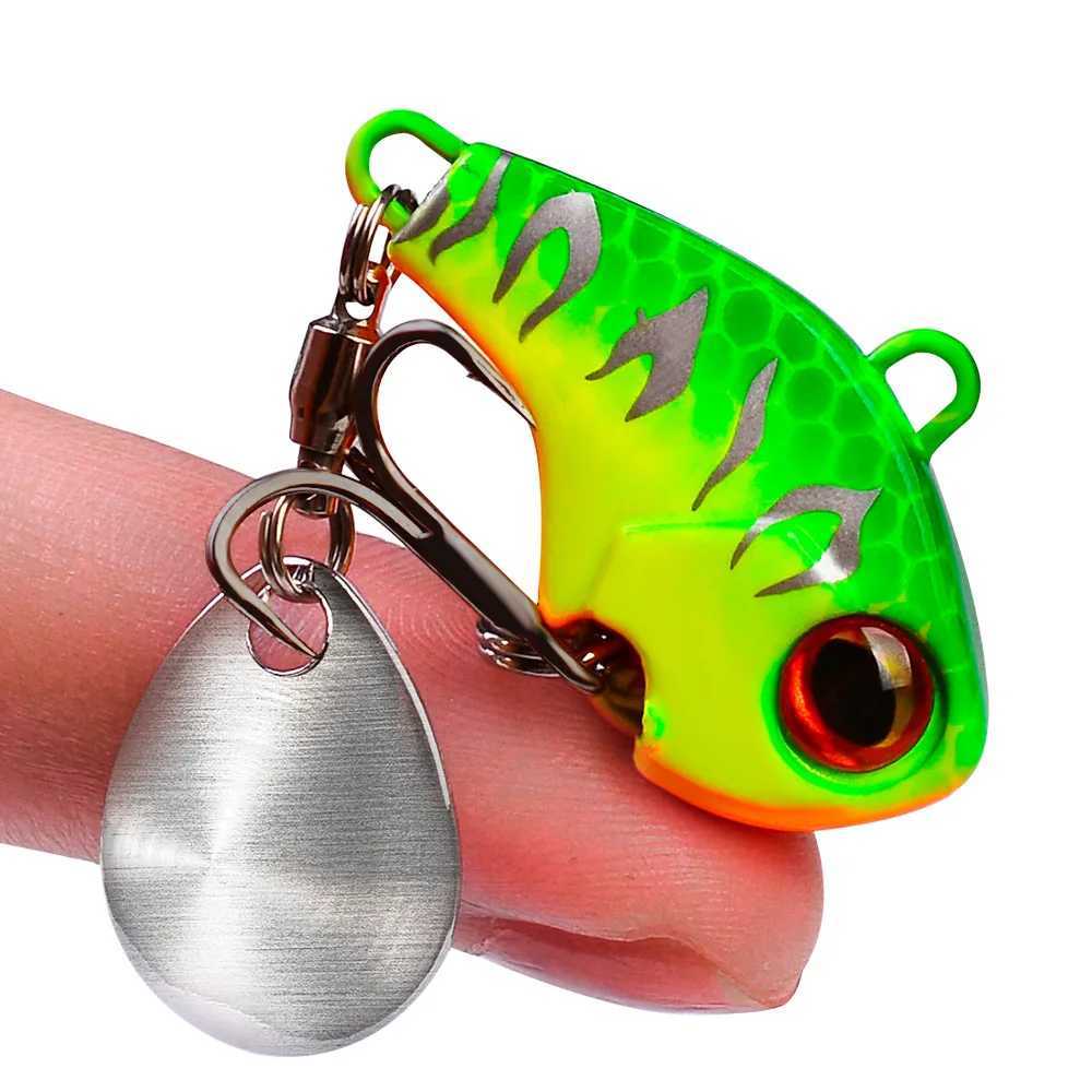 Fishing Lures Wobble Rotating Metal Vib Vibration Bait Winter Fishing 6g 15g 28g Artificial Hard Baits Spinner Spoon Lure Pesca Z250411