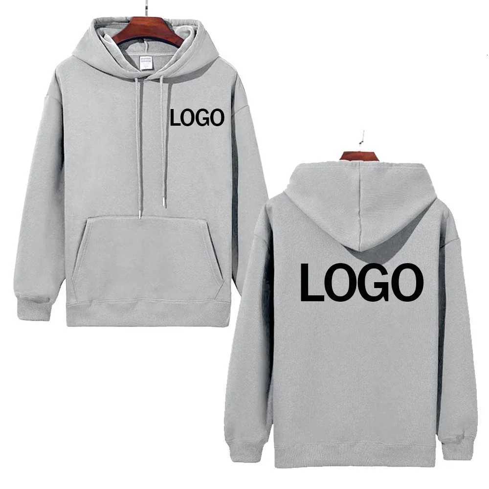 POD customization Heavy mens and womens autumn and winter sweatshirts 500g velvet warm hoodies customise your casual fashion sweatshirtsT251112