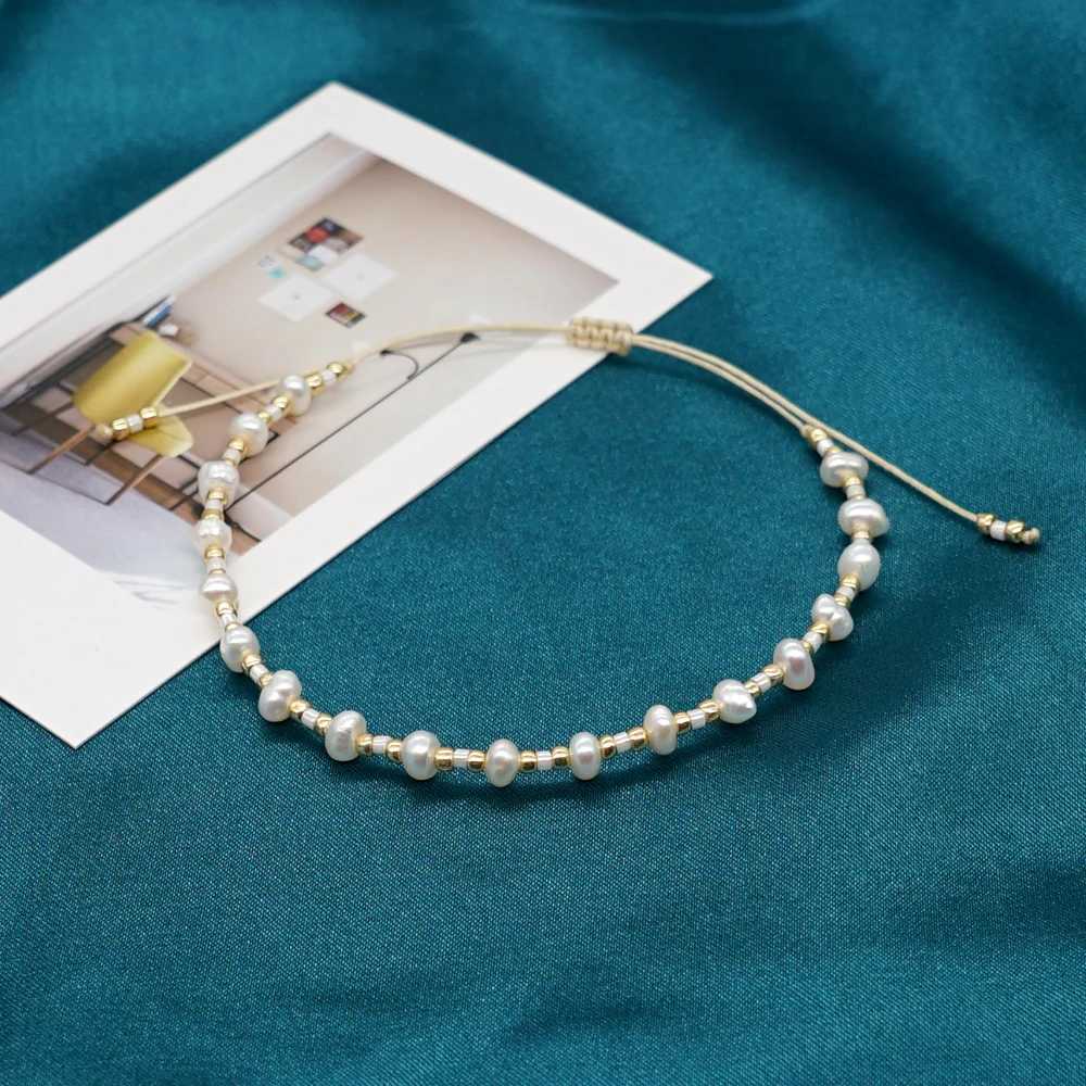 Go2Boho Miyuki Seed Bead Bracelet Fashion Dainty Jewelry Tiny Natural Freshwater Pearl Bracelets for Women Jewellery GiftC250411