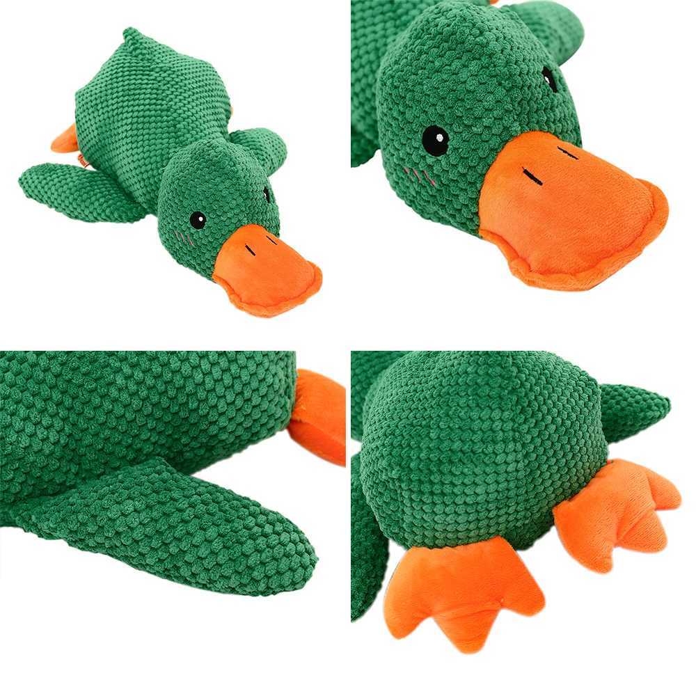 High Quality HOOPET Dog Sleep Toy Duck Chewing Sound Toy Used for Small Medium and Large Dogs Outdoor Interactive Pet Training Toys Dog Accessories T2