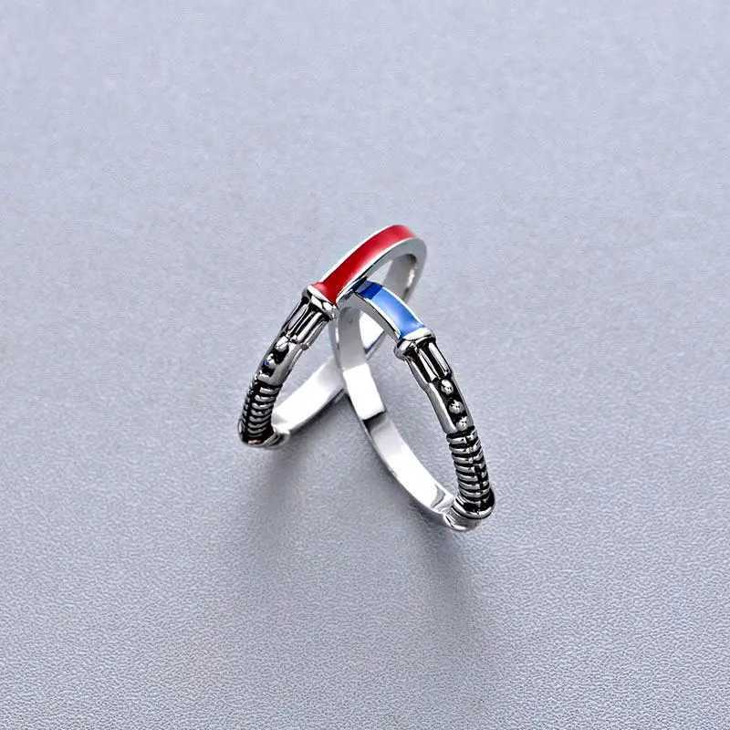 Halon Starlight Sword Ring Set Mens Punk Retro Original Ring Movie Fashion Jewelry Christmas Gift Mens Enamel RingXJ250412