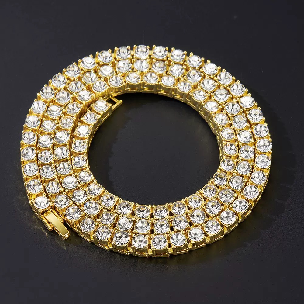 Ice-Out 12MM Baguette Sterling Silver Cuban Link Necklace for Men