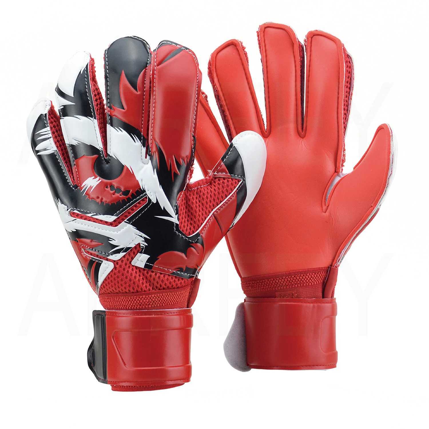 Football goalkeeper gloves thick football goalkeeper gloves 5 protective fingers inseparable for children and adults size 5-10XJ250412