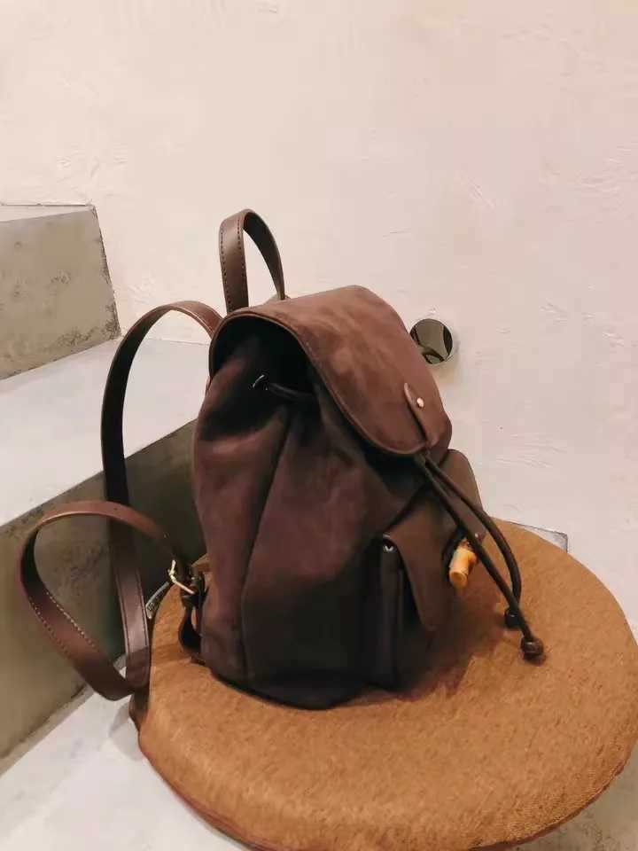 Vintage Scrub PU Leather Women Backpack Small Designer Female Backbags Ladies Shoulder Bag for Girls bagpack bolsasW251111