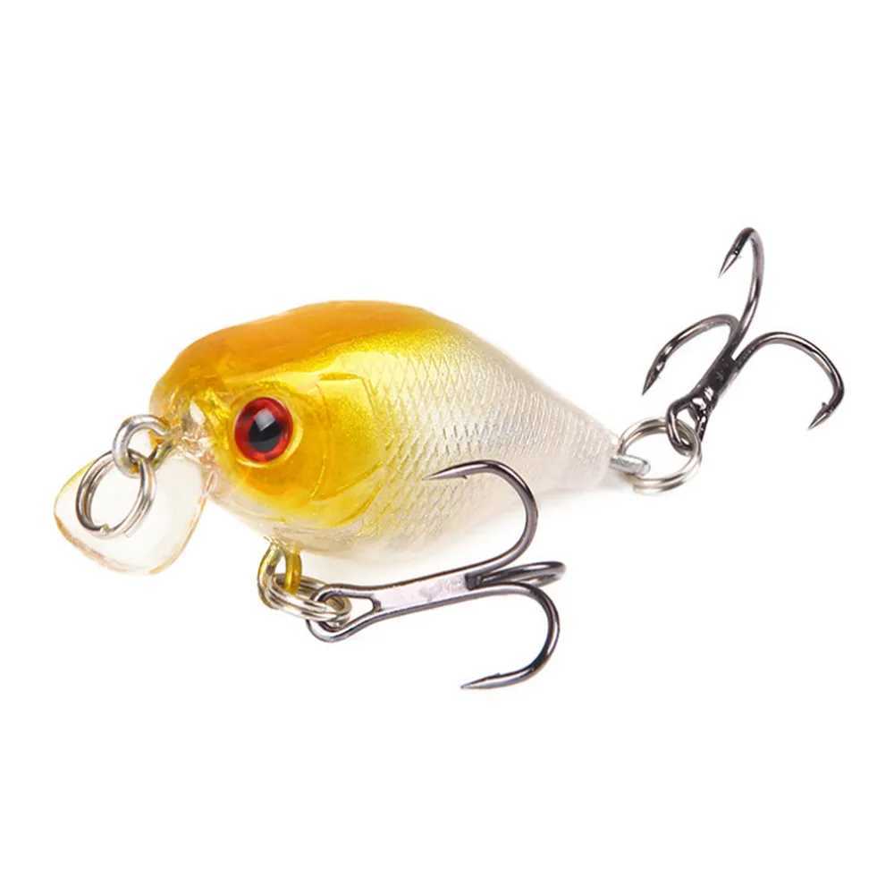 1pcs Wobbler Fishing Lure 3D Eyes 4cm/4.6g Topwater Artificial Plastic Hard Bait Japan Crankbait Carp Fishing Pesca Isca Z250411