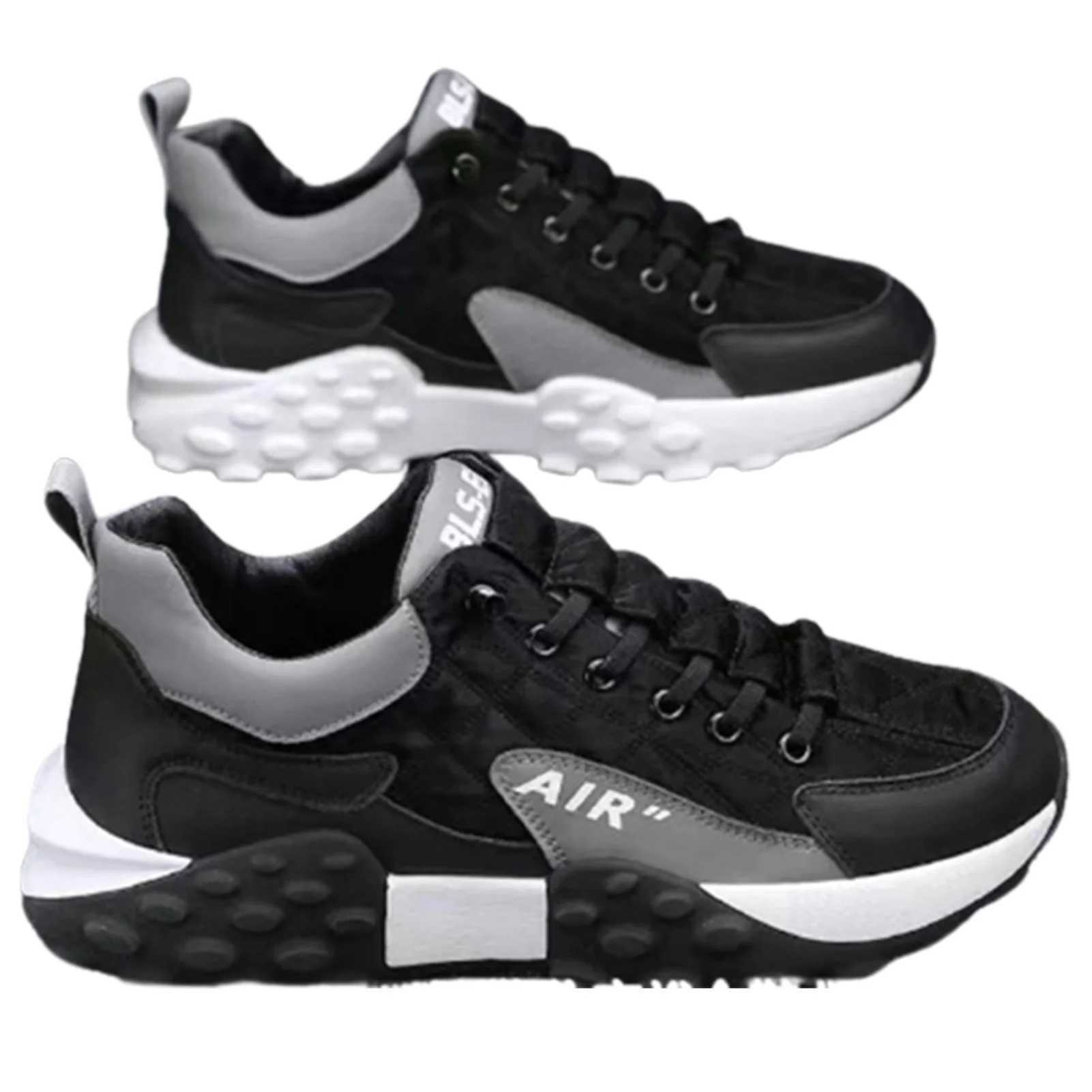 Mens sports walking shoes are comfortable daily walking exercise shoes suitable for students to walk and run W250412