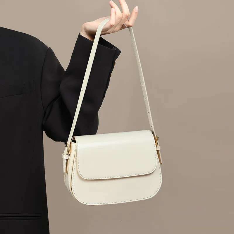Designer Bag Genuine Leather Woman Small Square Shoulder Handbags Ladies Crossbody Bags Designer Minimalism Tofu Bag
