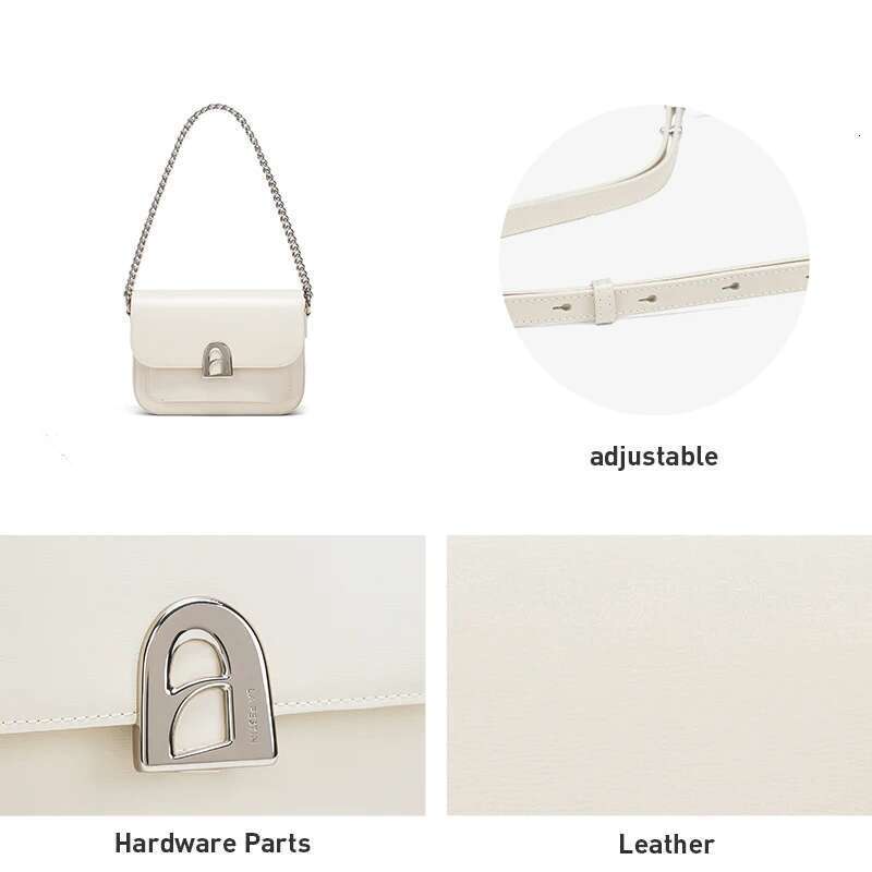 LA FESTIN Original New Handbag 2024 Women's Bag Shoulder Chain Leather Crossbody Bag A-E Door Series