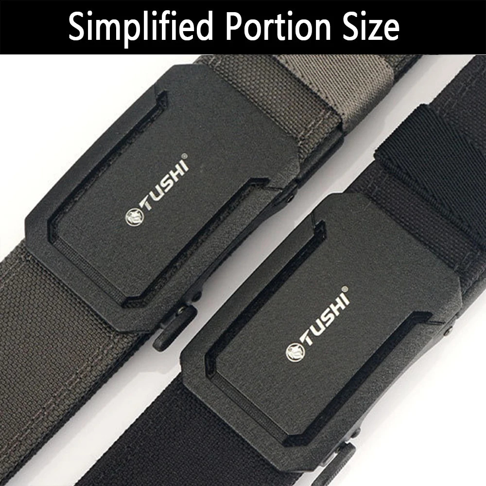 TUSHI Army Tactical Belt Quick Release Military Airsoft Training Molle Belt Outdoor Shooting Hiking Hunting Sports Belt 250407