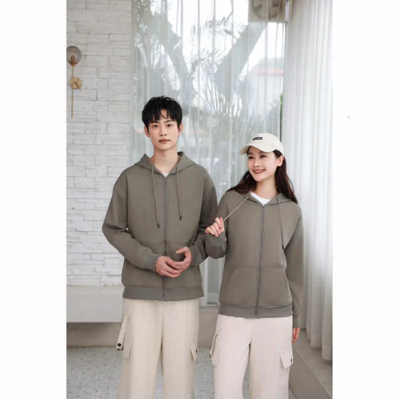 POD customization High Quality Velvet Zipper Hoodie Sweatshirt Custom Embroidery Print Personalized Image Company DIY 10 Color KAISINGT251112