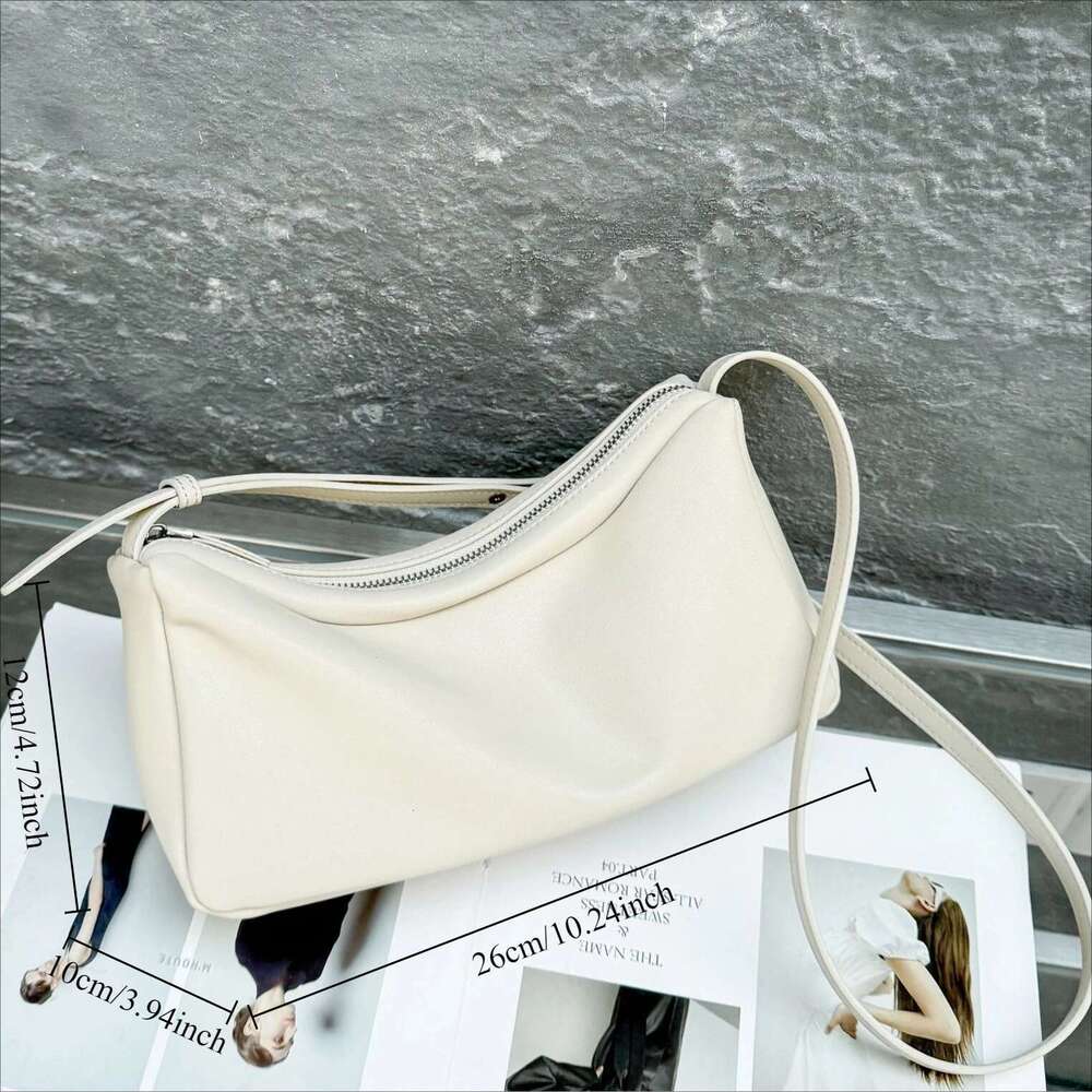 Women's Genuine Leather Single-Shoulder Phone Bag, Lightweight Crossbody Tote Bag Commuting, Perfect For Work & Shopping