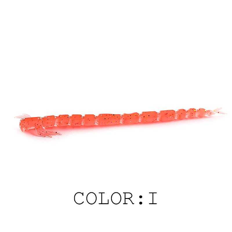 2021 new supercontinent blood teez larva soft bait Luya soft bait crazy 55mm/80mm swing larva Z250411
