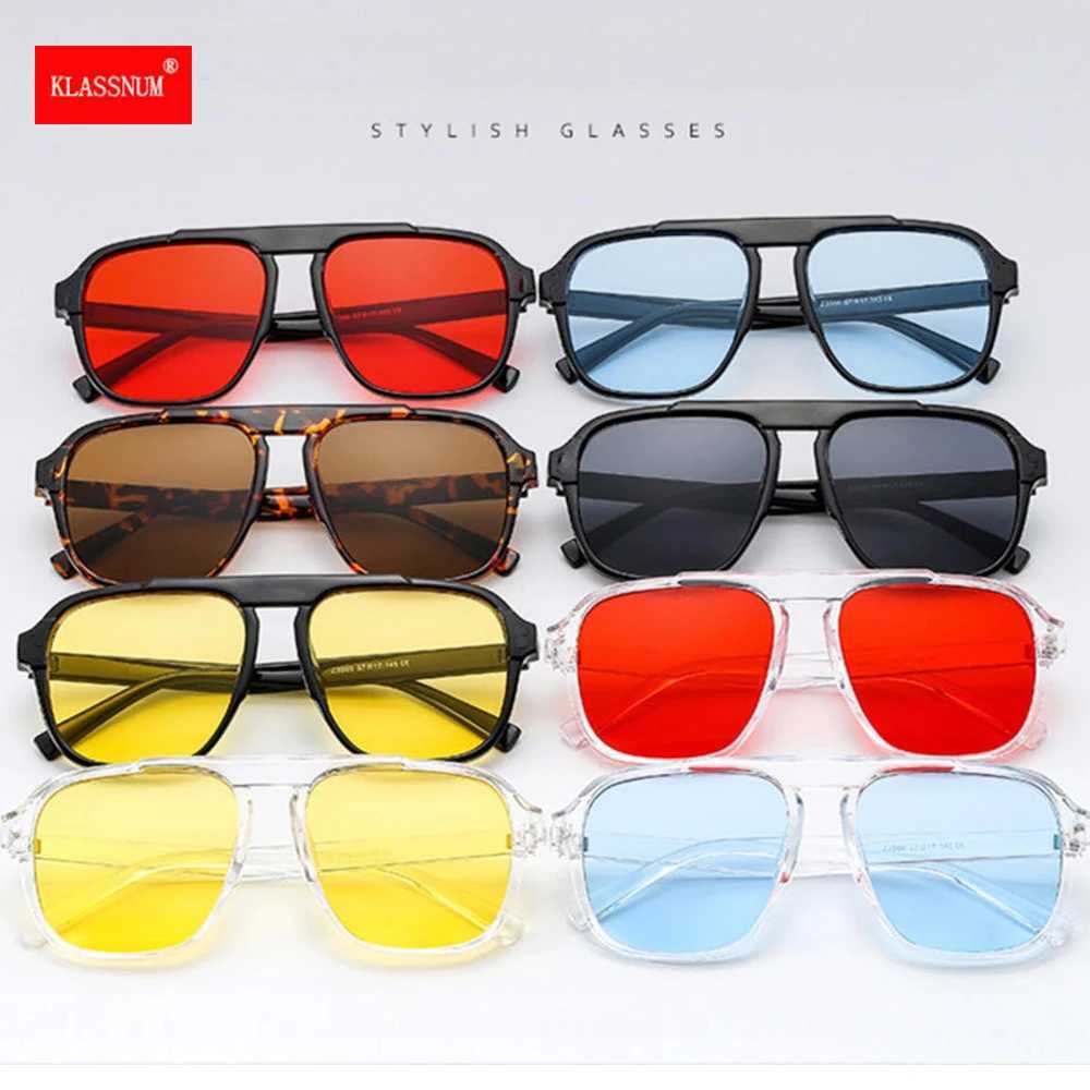 Men Oversized Frame Sunglasses Classic Big Frame Sport Eyeglasses 2025 Vintage Brand Design Shades UV400 Eyewear Trendy Glasses Z250411