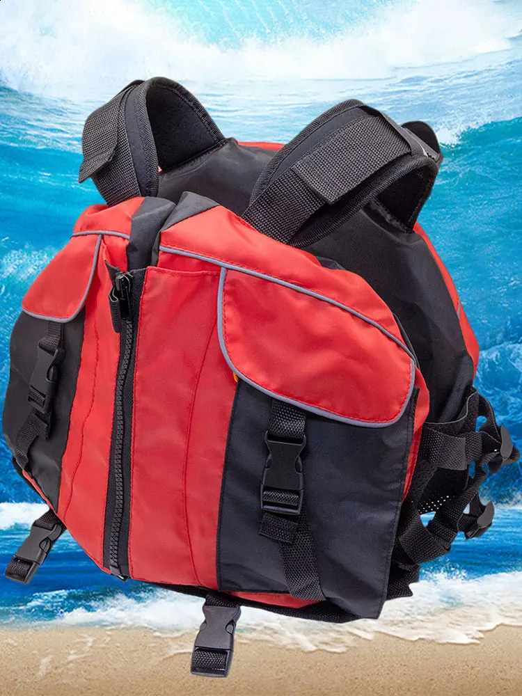 Portable Swim Jacket Reflective Swimming Life Vest Water Sports Safety Vest for Snorkeling Swimming Kayaking Boating 250411