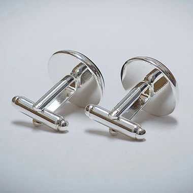 Radioactivity shirt cufflinks Radiation Symbol Retro brand Fashion plated Wedding glass cuffs Mens gift set buttonsT250412