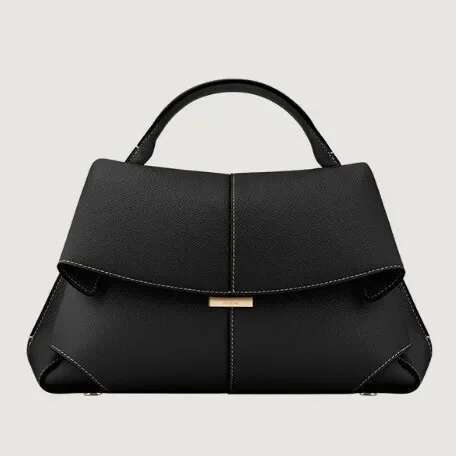 2025 New Fashion Women Handbags European Designer Cow Genuine Leather Shoulder Bags Female Brand Crossbody Wrinkled Bag