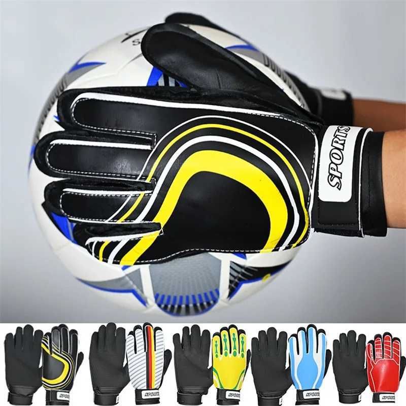 Goalkeeper gloves PU leather strong grip football gloves anti slip and wear-resistant football goalkeeper glovesXJ250412
