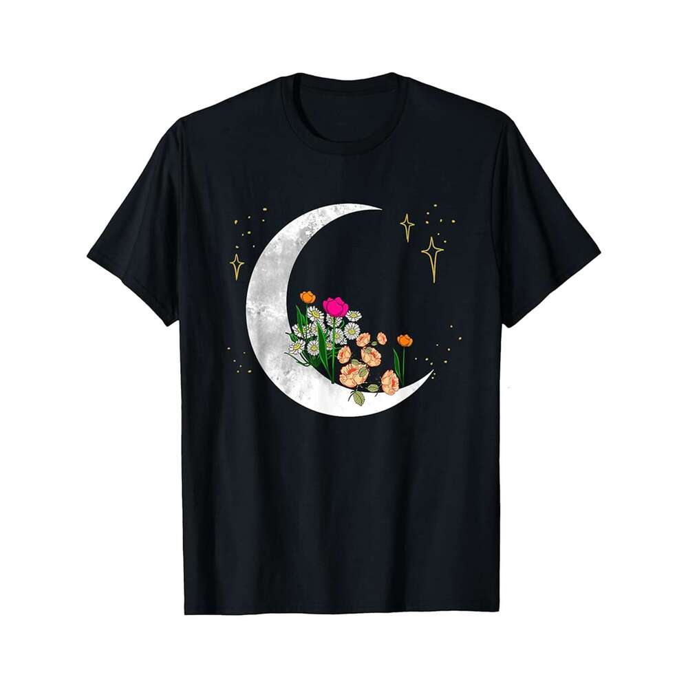 Designer T shirt Crescent Moon ,100% cotton, short sleeve , Wrinkle resistant, Casual, comfortable fit - 220 g T-shirt