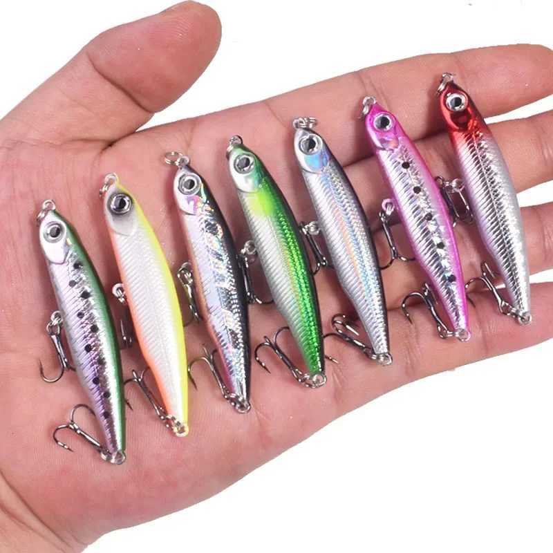 1 Pc Sinking Pencil Fishing Lure 6.3cm 6g Long Throw Wobblers Tackle for Bass Trout with Hook Artificial Hard Bait Crankbaits Z250411