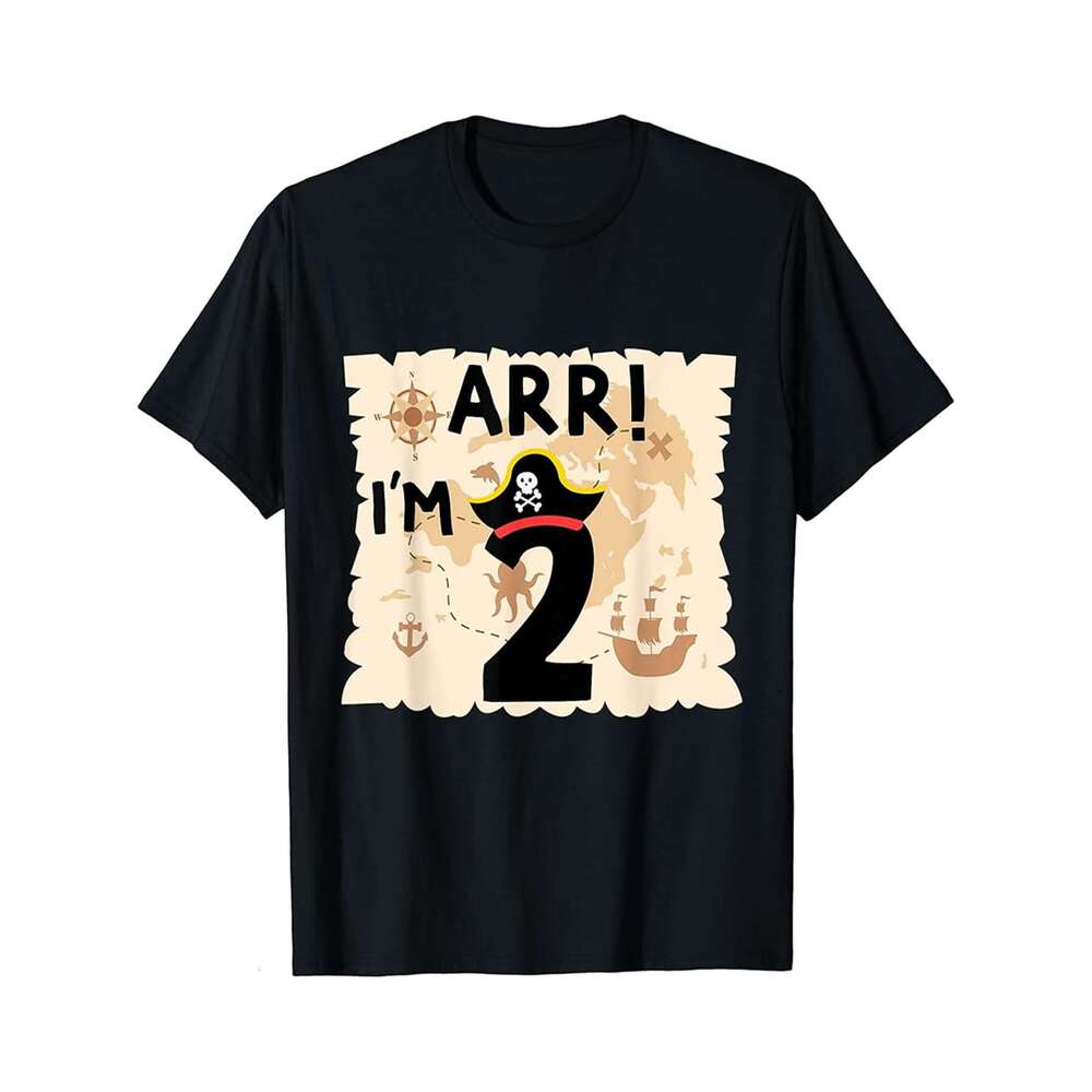 Designer T shirt Arrr Im 4 Cute 4th Birthday Pirate Theme Party Pirates - 220g T shits