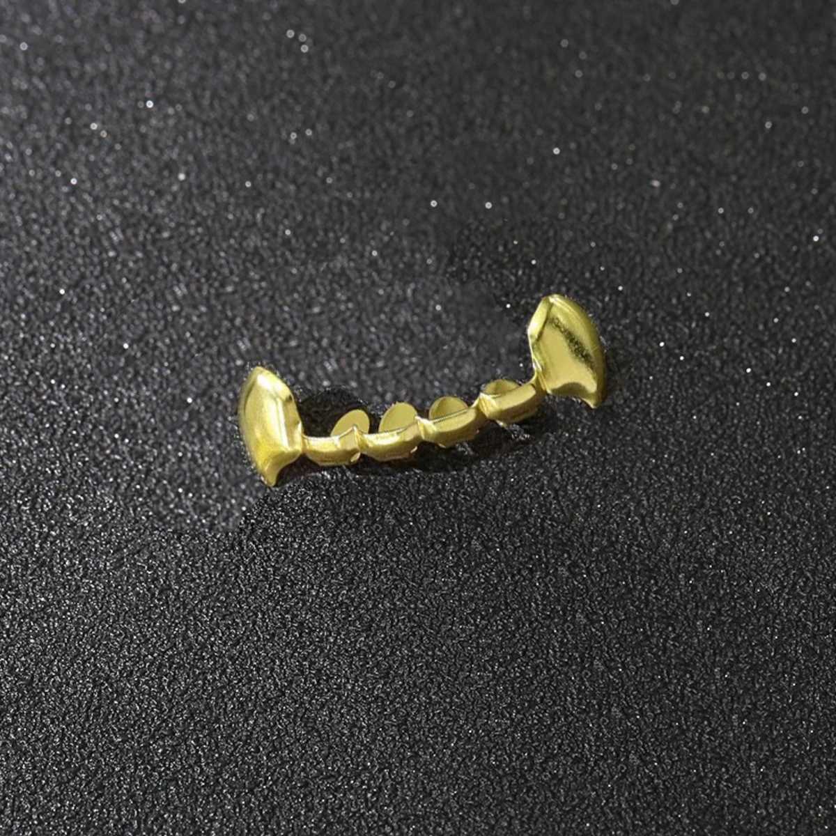 1 piece/1 piece Halloween hip-hop decoration clown square silver tooth set W250412
