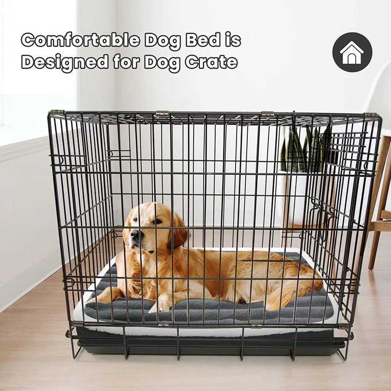 Dog Bed Mat with Zipper Remolvable Pet Mattress for Dog Sleeping Mat Washable Dog Mattress Pet Pad Cushion for Small Medium Pet X250412