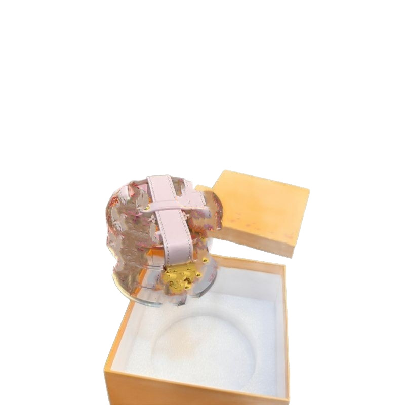 Round Shaped Crystal Acrylic Holder Box For Accessories | Stylish Travel-Sized Jewelery Container 12545