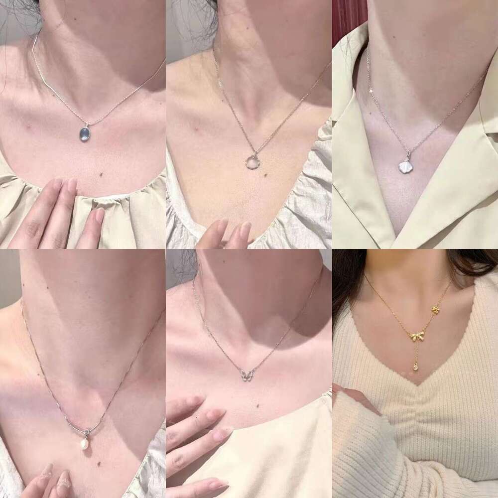 Niche design, temperament, butterfly fairy aura, sier necklace, collarbone chain, westernized personality, high-end feeg, sweet and cool accessory cha