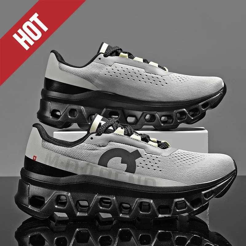 Men Sports Running Shoes Marathon Air Cushion Breathable Lightweight Mens Outdoor Hiking Athletic Nonskid Sneakers Jogging TenisC250411
