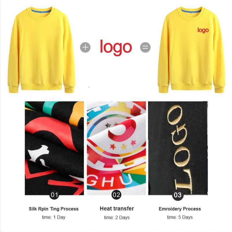 POD customization YOTEE autumn and winter thick trend round neck custom sports men and women casual sweatshirtT251112