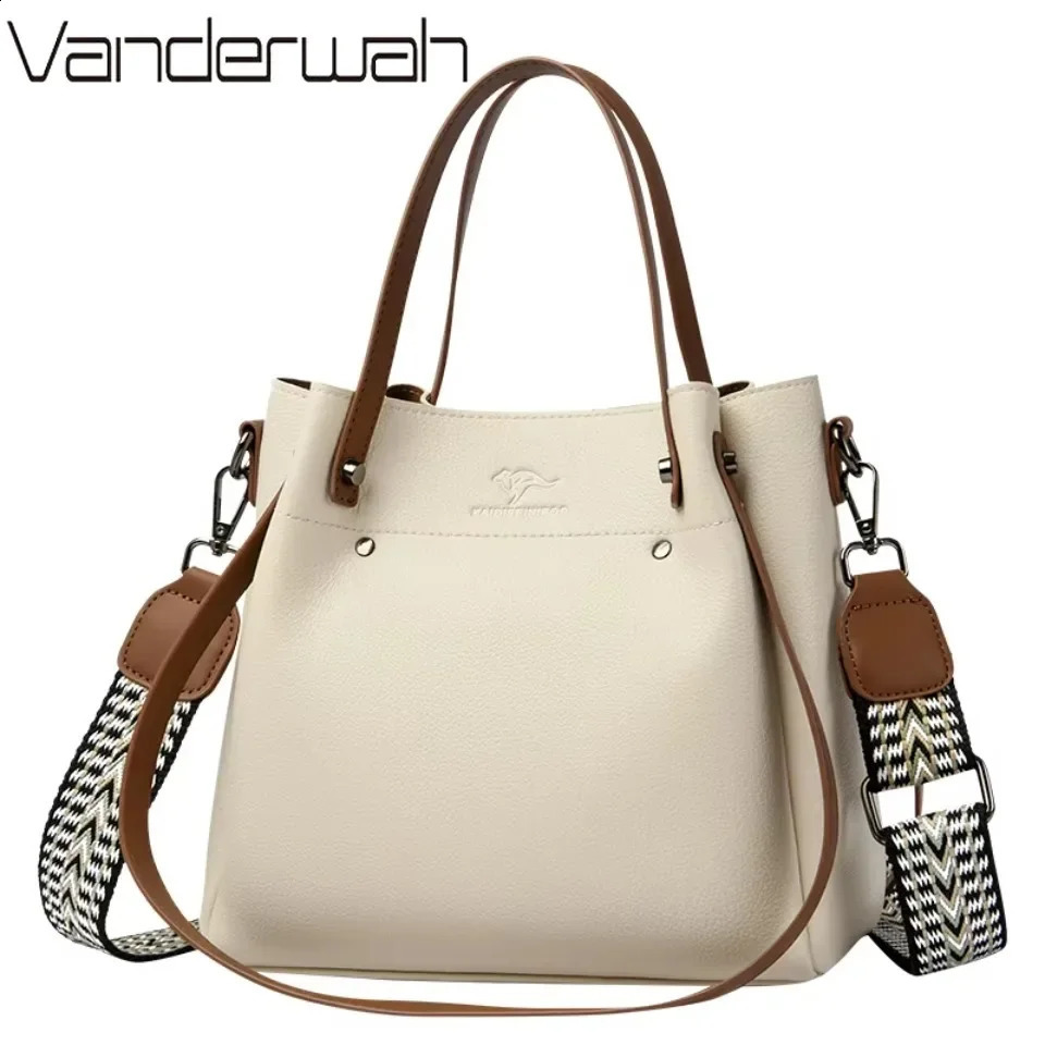 High quality Pu leather shoulder cross body bag 2025 handbag womens large capacity 250401