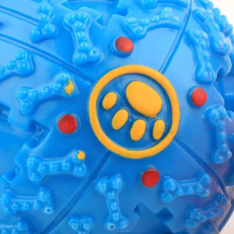 High Quality 3-color square ball pet food droplet ball pet toy dog toy sound toy squeeze ball circle T2504012