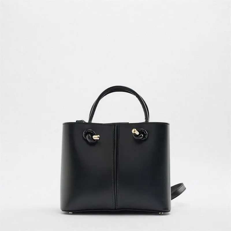 New womens bag casual handbag crossover bag niche design casual bucket bag mini city bag with detachable horizontal strap.XJ250412