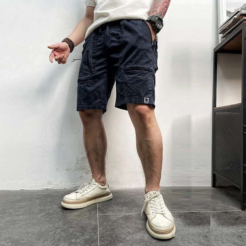 Summer New Casual Classic Multi-pocket Camouflage Cotton Joggers Cargo Men Outwear Fashion Vintage Twill Shorts Male