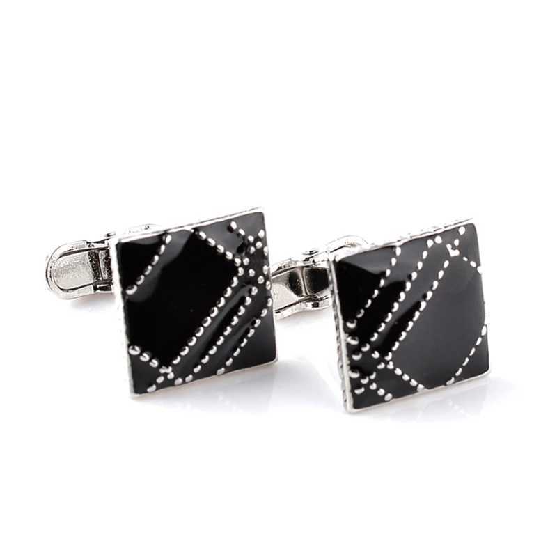 Luxury mens cufflinks high-quality crystal cufflinks wedding business shirts cufflinksT250412