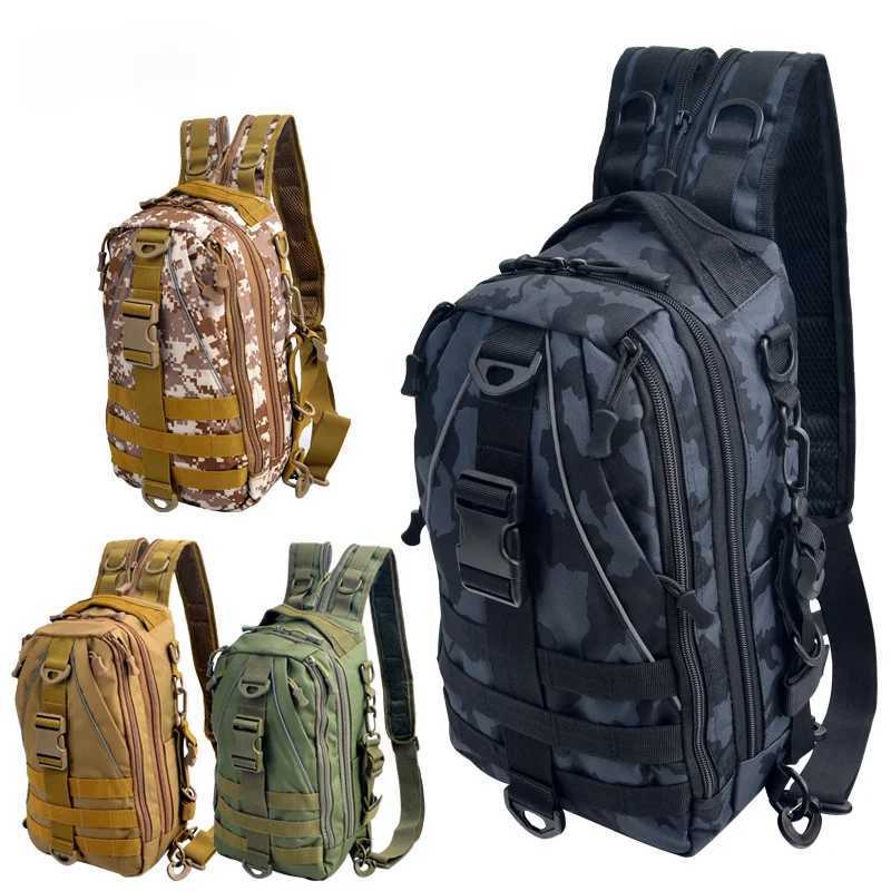 Military Tactical Backpack Army Camouflage Molle Shoulder Bag Outdoor Sports Riding Hiking Camping Hunting Waterproof Daypack Z250411
