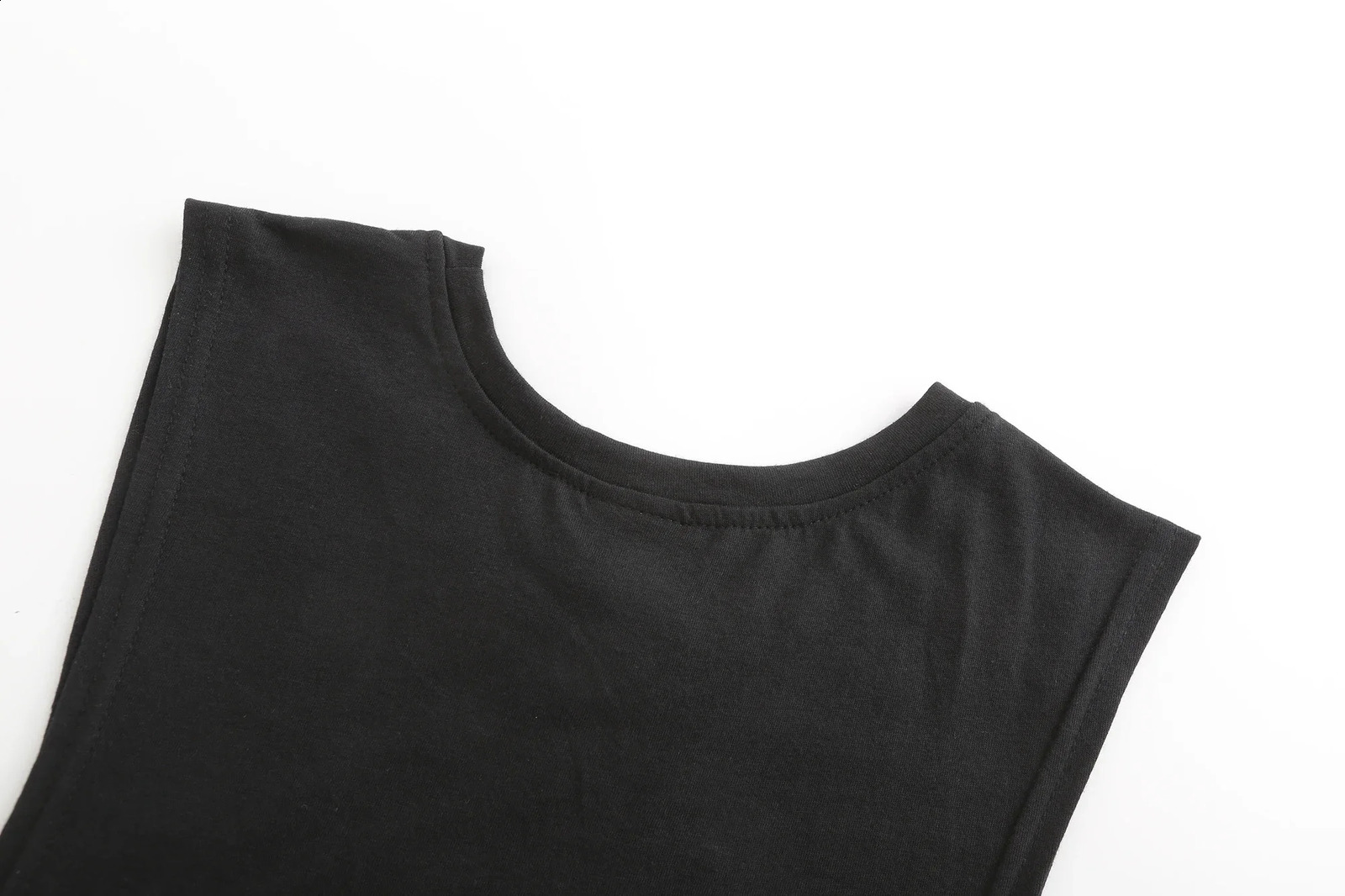 Cartoon vest mens fitness sleeveless single sleeve gym underwear summer pure cotton shirt 250407